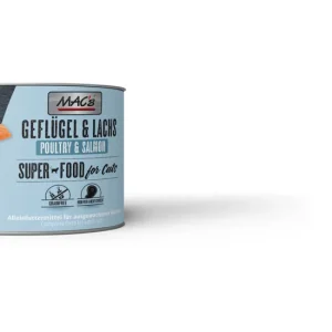 Schneller Versand MAC's Cat Feinschmecker Geflügel & Lachs getreidefrei 200 g